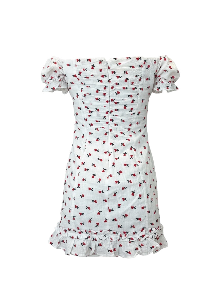 Vestido bordado Zara