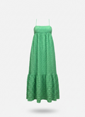 Vestido mídi texturizado Zara